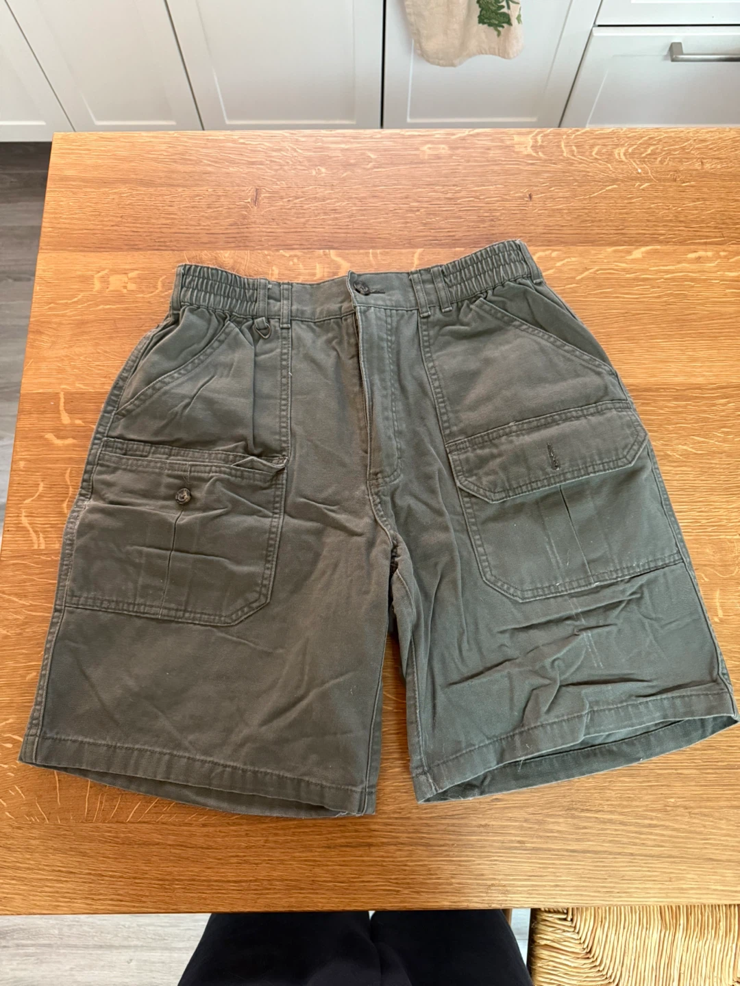 Men's Cargo Shorts Size Medium Green