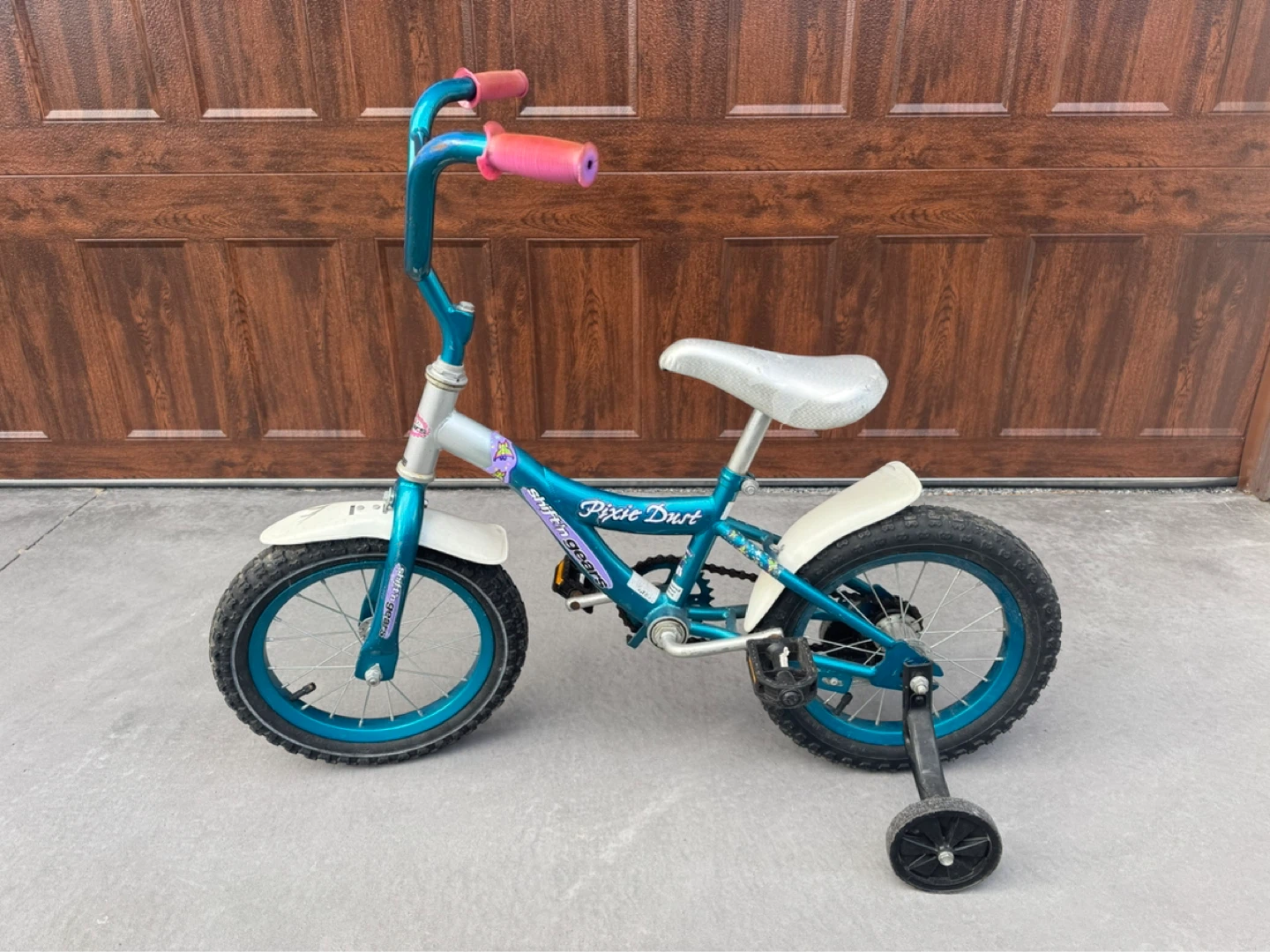 12” Bicycle for Toddler Girl with Training Wheels