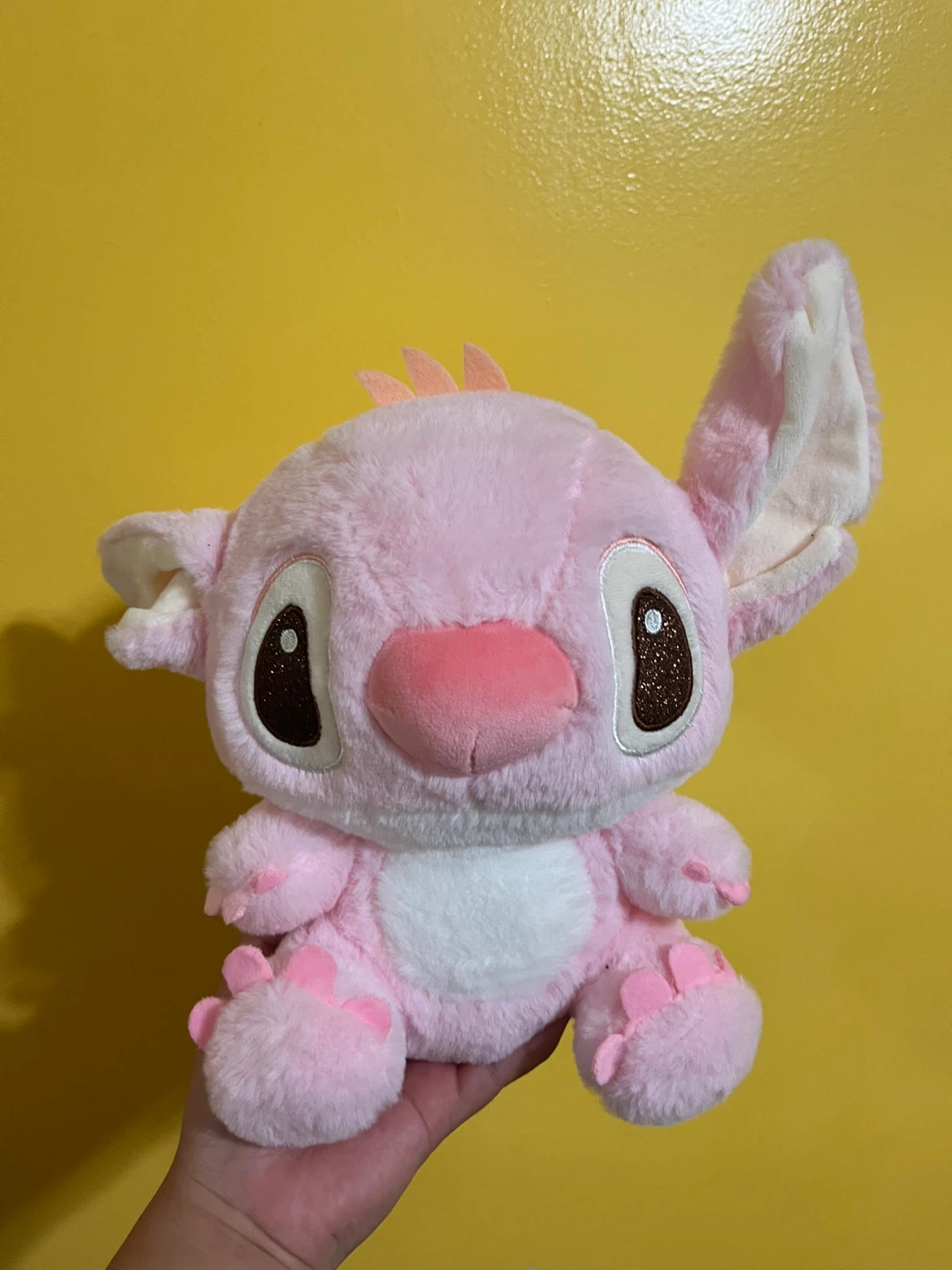 Pink Angel Bunny Plush Toy