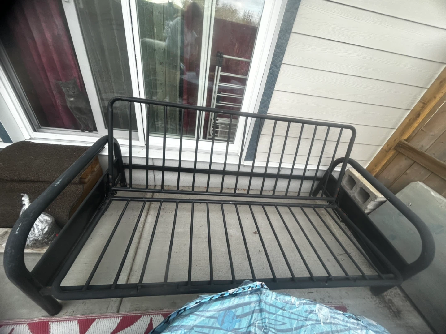 Black Metal Daybed Frame