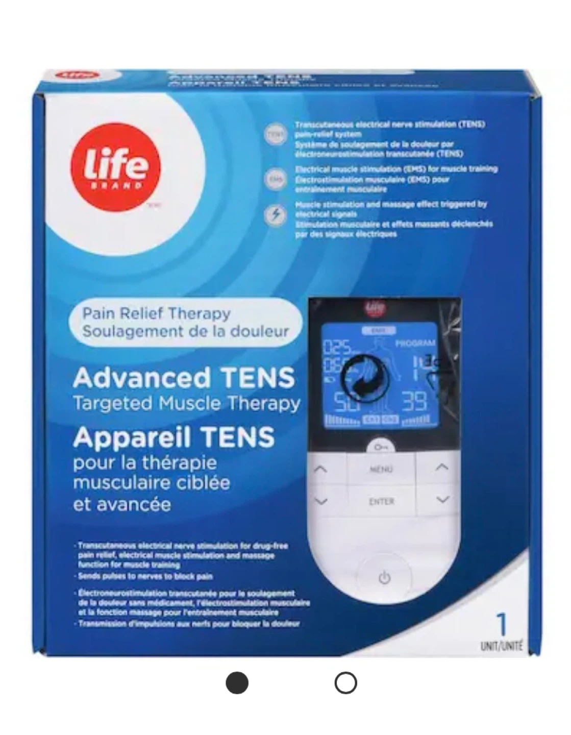 Life Brand Advanced TENS Targeted Muscle Therapy Device