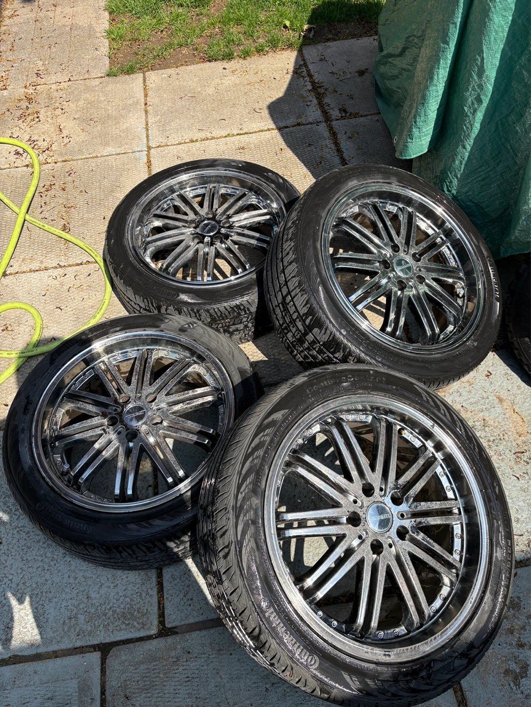 18” Chrome/Black Rims 5x114.3 Off 2005 Infiniti G35