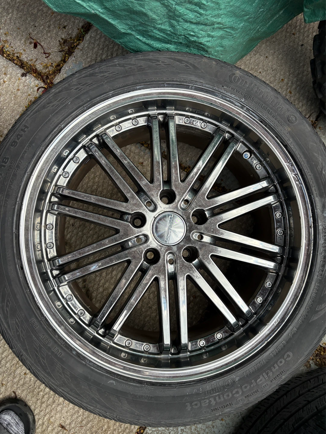 18” Chrome/Black Rims 5x114.3 Off 2005 Infiniti G35 - photo 5