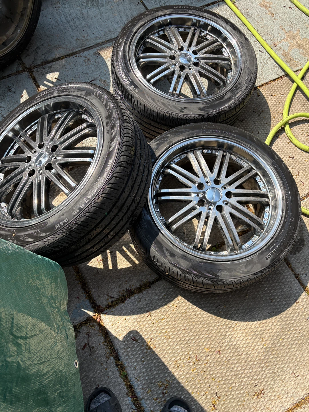18” Chrome/Black Rims 5x114.3 Off 2005 Infiniti G35 - photo 2