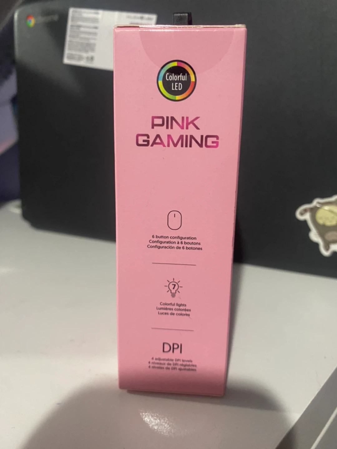 MINISO Pink Gaming Mouse - photo 3