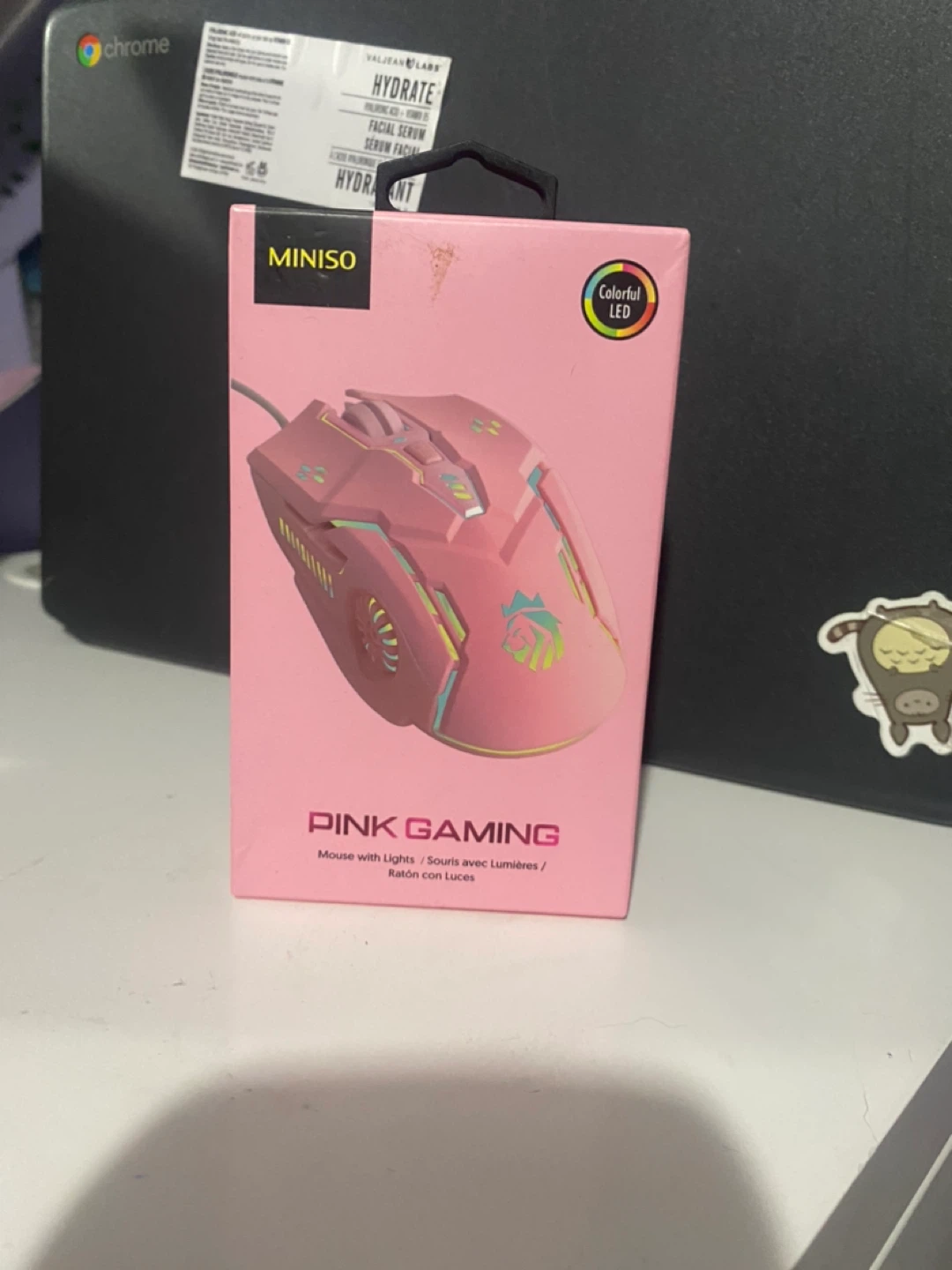 MINISO Pink Gaming Mouse