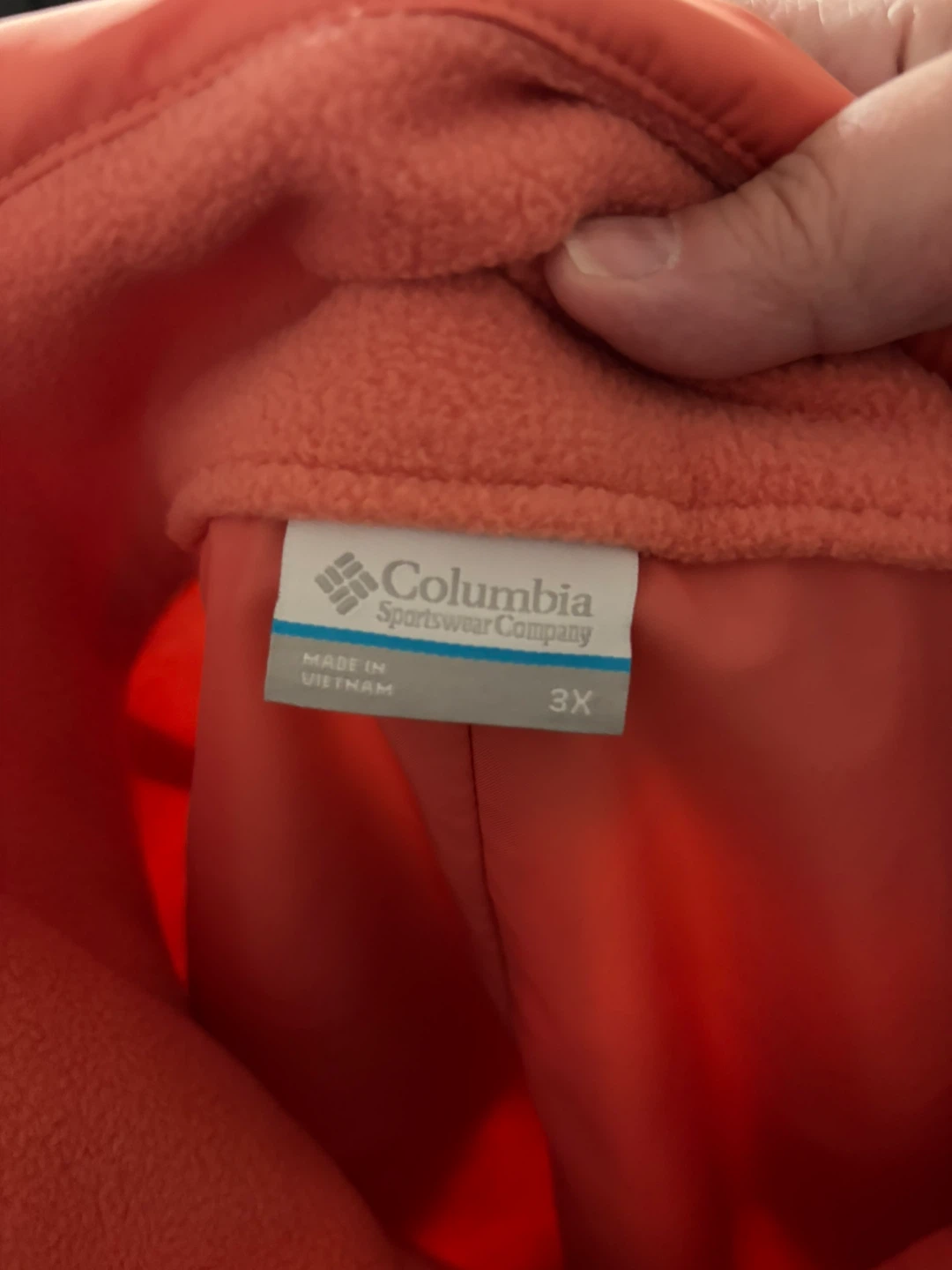 Columbia Women's Puffer Vest 3X Coral Fleece Lined - photo 2