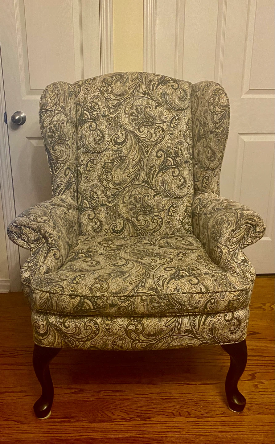 Wingback Armchair - Paisley Pattern - photo 2
