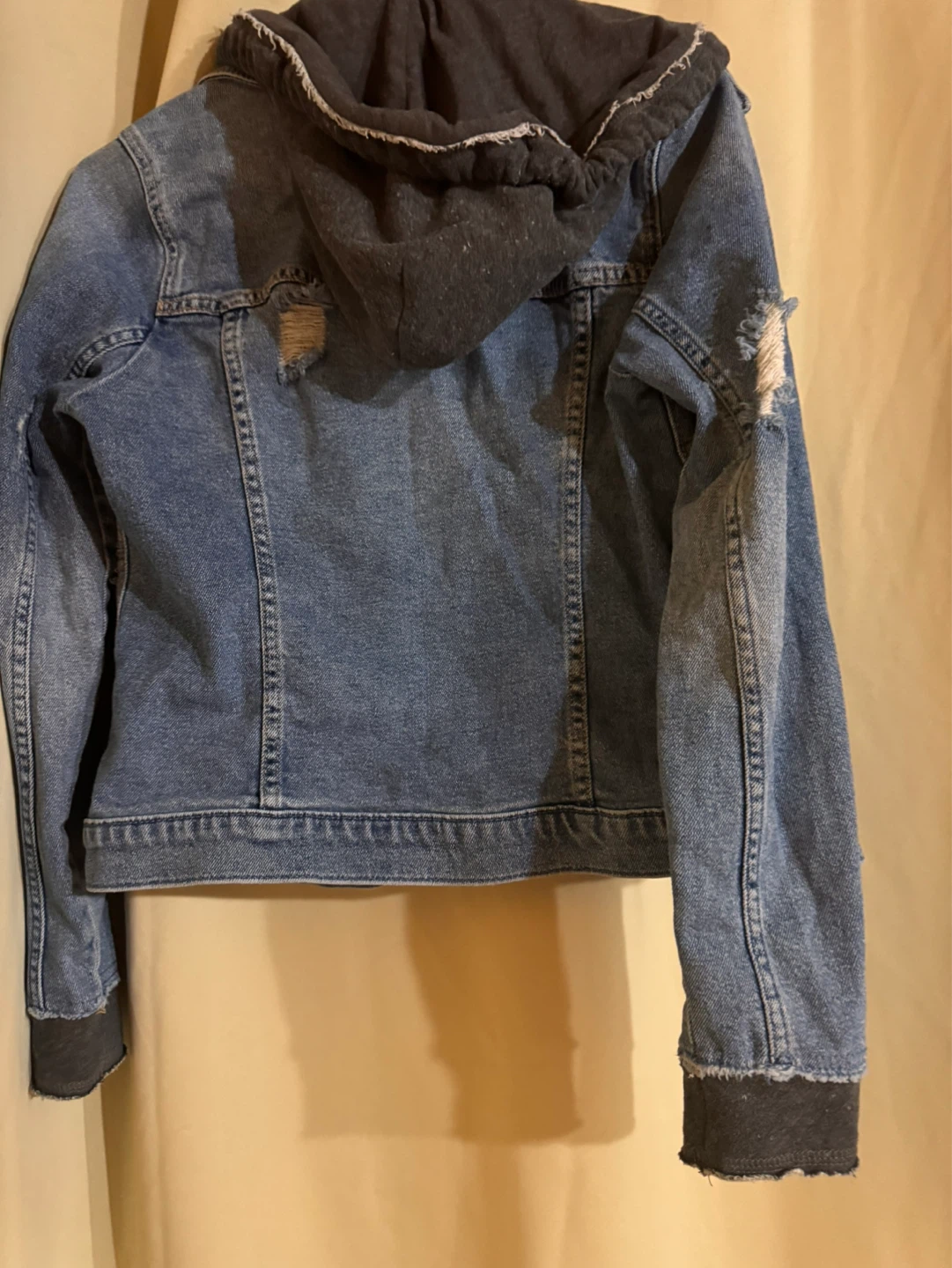 Hollister Denim Jacket with Hood - Size M - photo 2