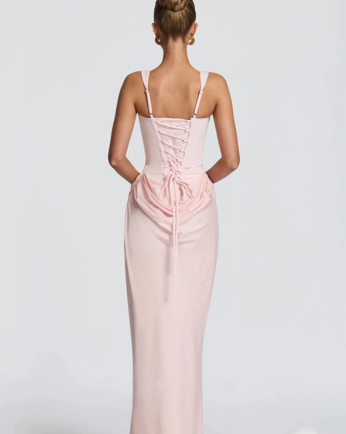 BabyBoo Pink Corset Maxi Dress - photo 2