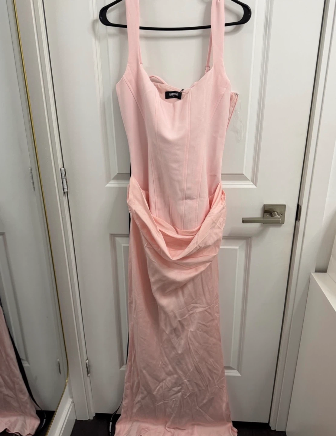 BabyBoo Pink Corset Maxi Dress - photo 3