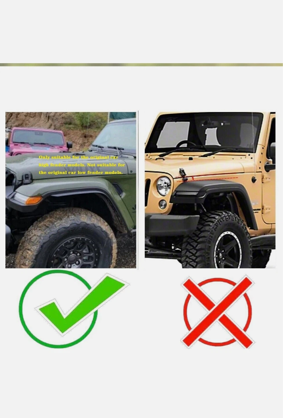 Jeep Wrangler Fender Flares Set - photo 3