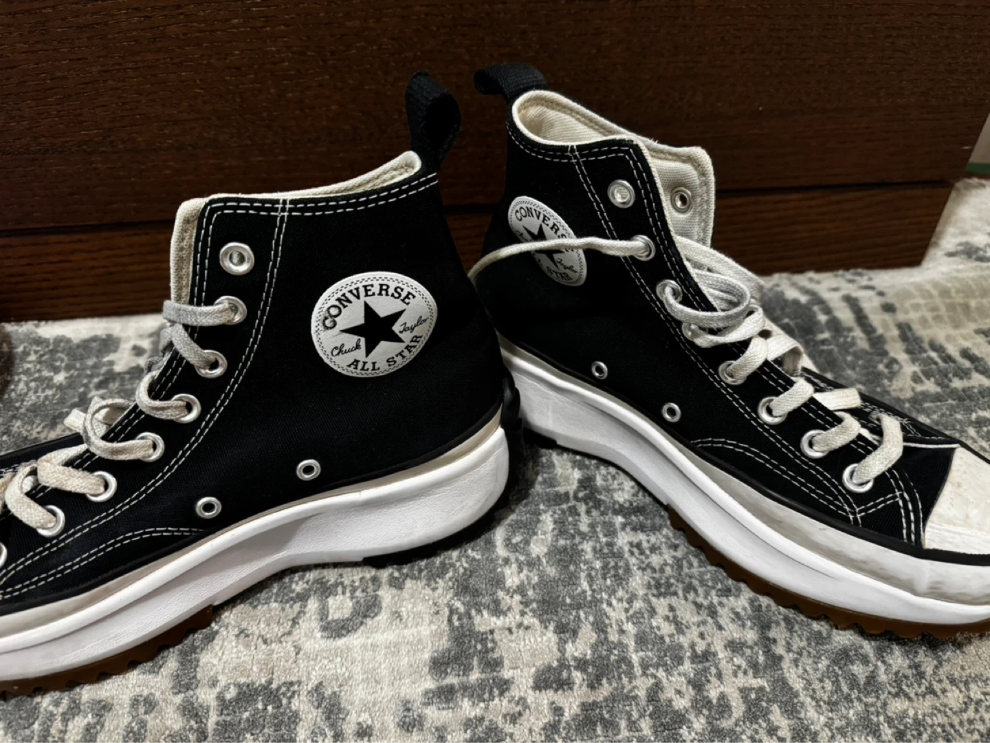 Converse Run Star Hike High Top Sneakers - Black - photo 2