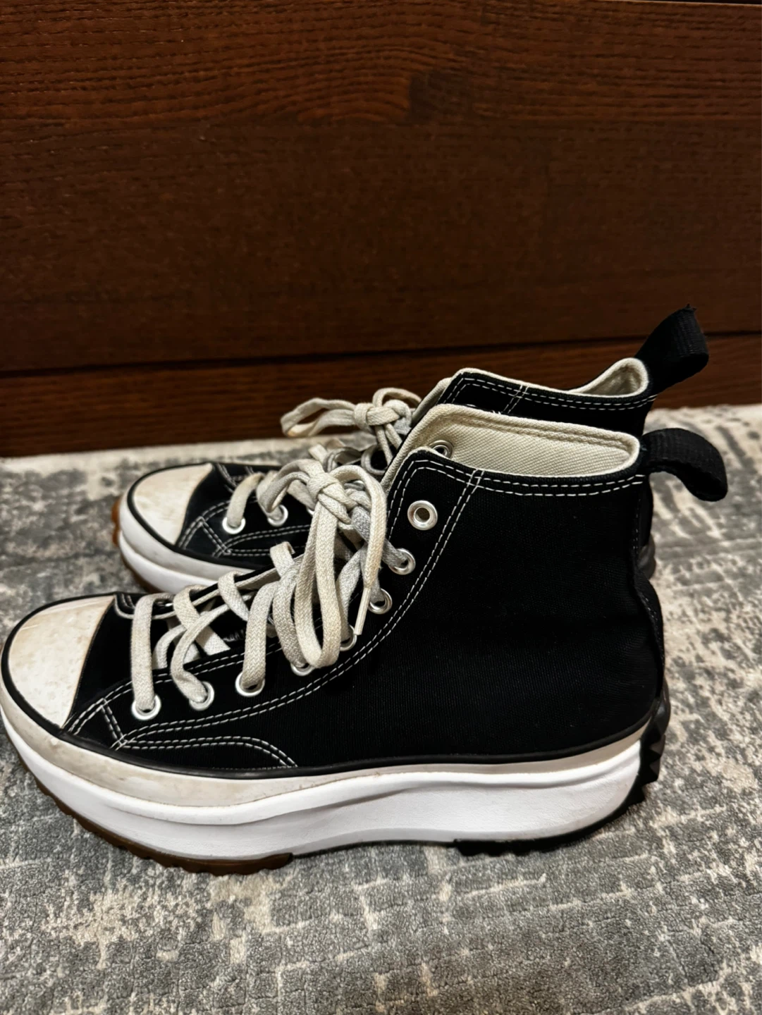 Converse Run Star Hike High Top Sneakers - Black