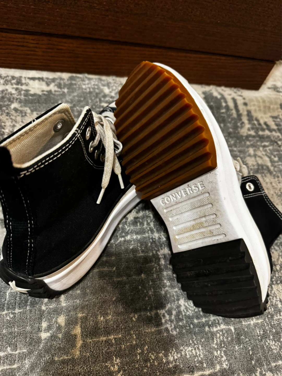 Converse Run Star Hike High Top Sneakers - Black - photo 4