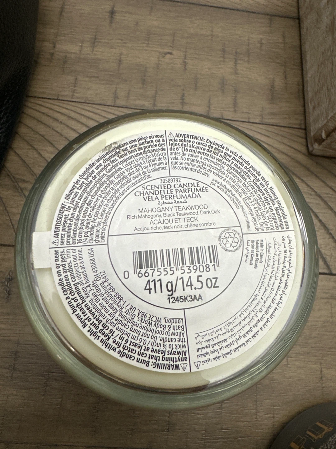 Bath & Body Works Mahogany Teakwood Scented Candle - photo 3