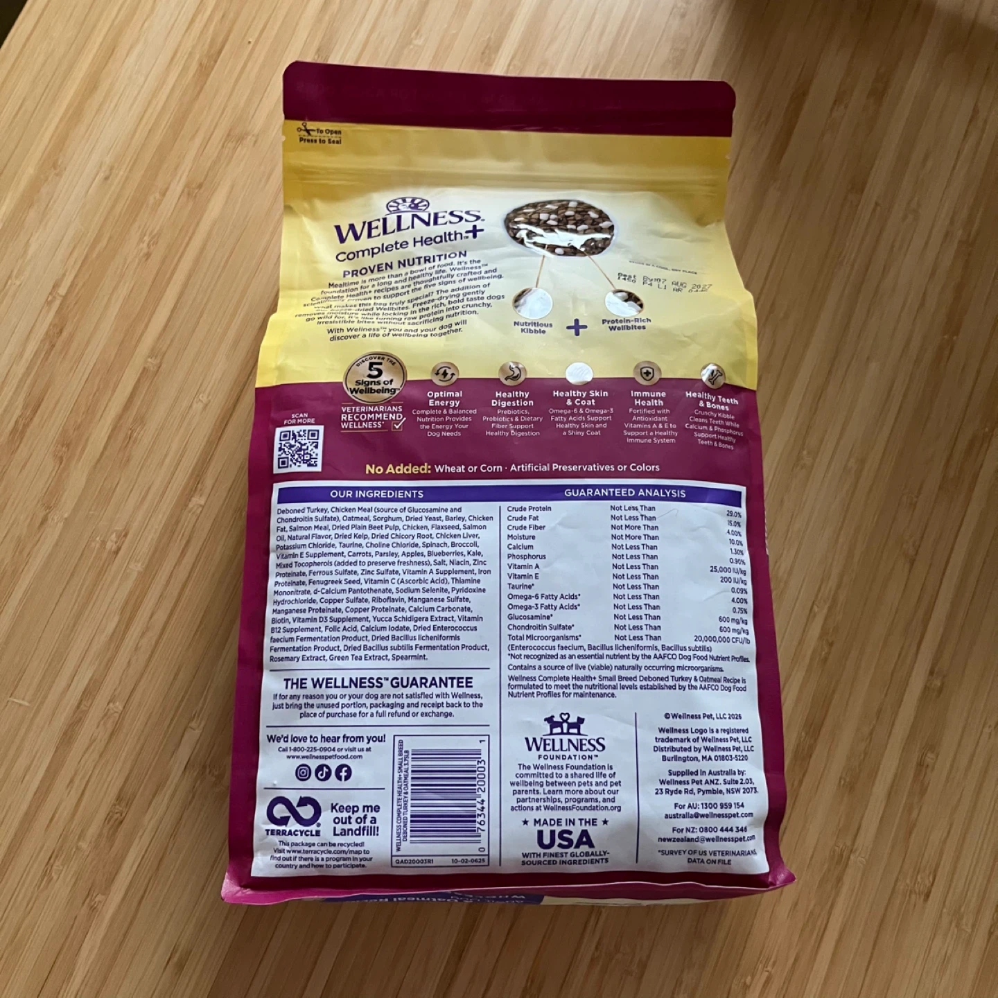 Wellness Complete Health Small Breed Adult Dog Food - photo 2