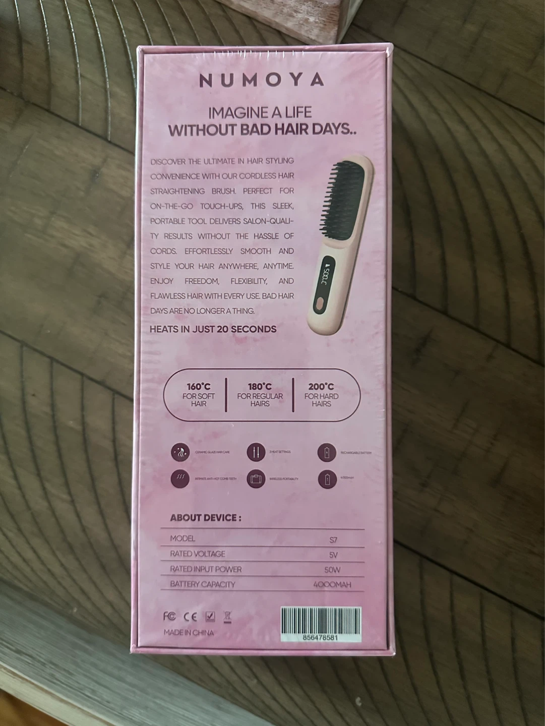 New Numoya GoBrush Pro Limited Edition Hair Straightening Brush - photo 2