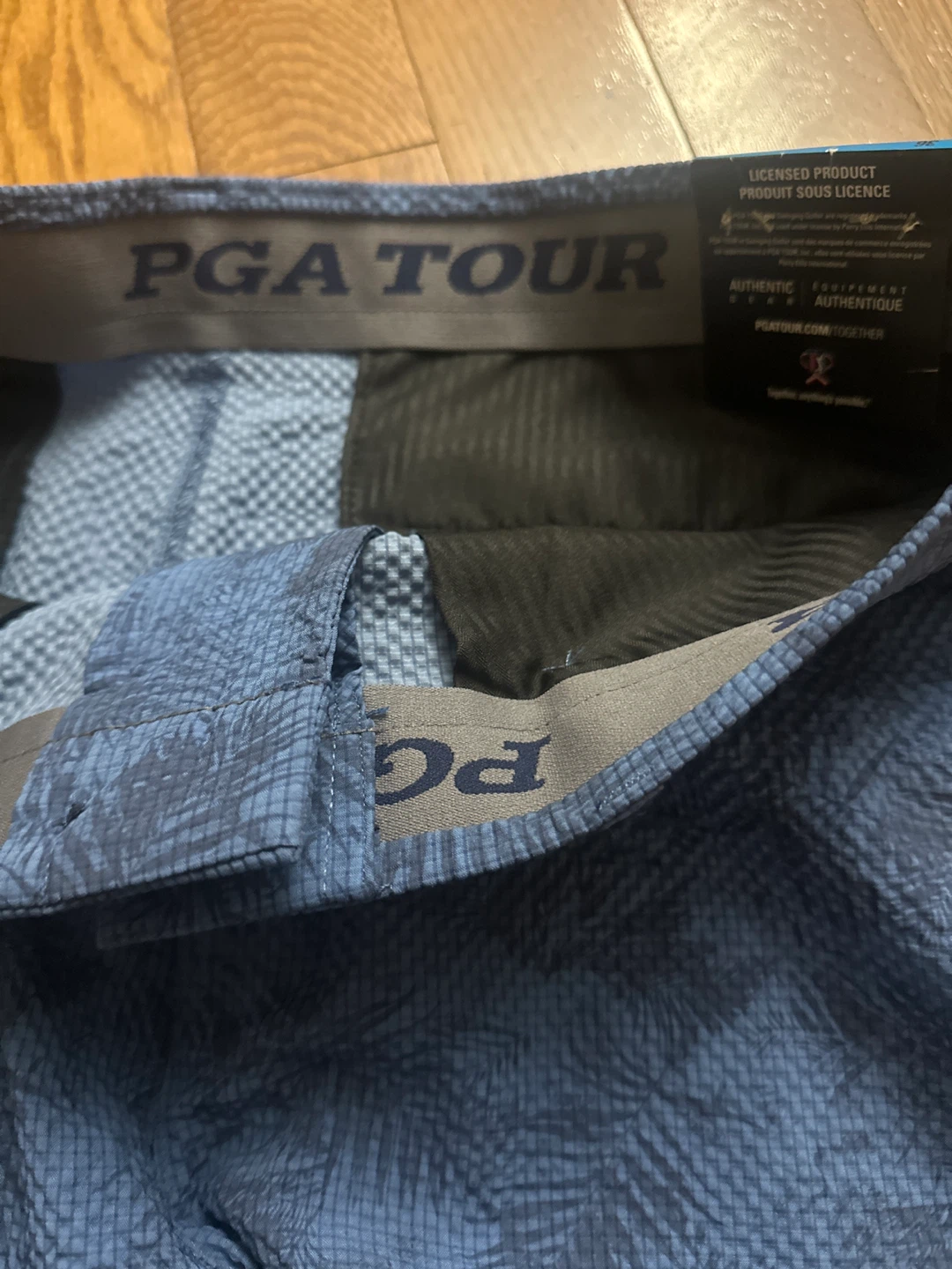 PGA Tour Men's Blue Patterned Golf Shorts Size 36 - photo 3