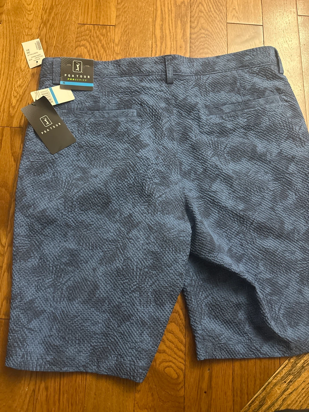 PGA Tour Men's Blue Patterned Golf Shorts Size 36 - photo 5