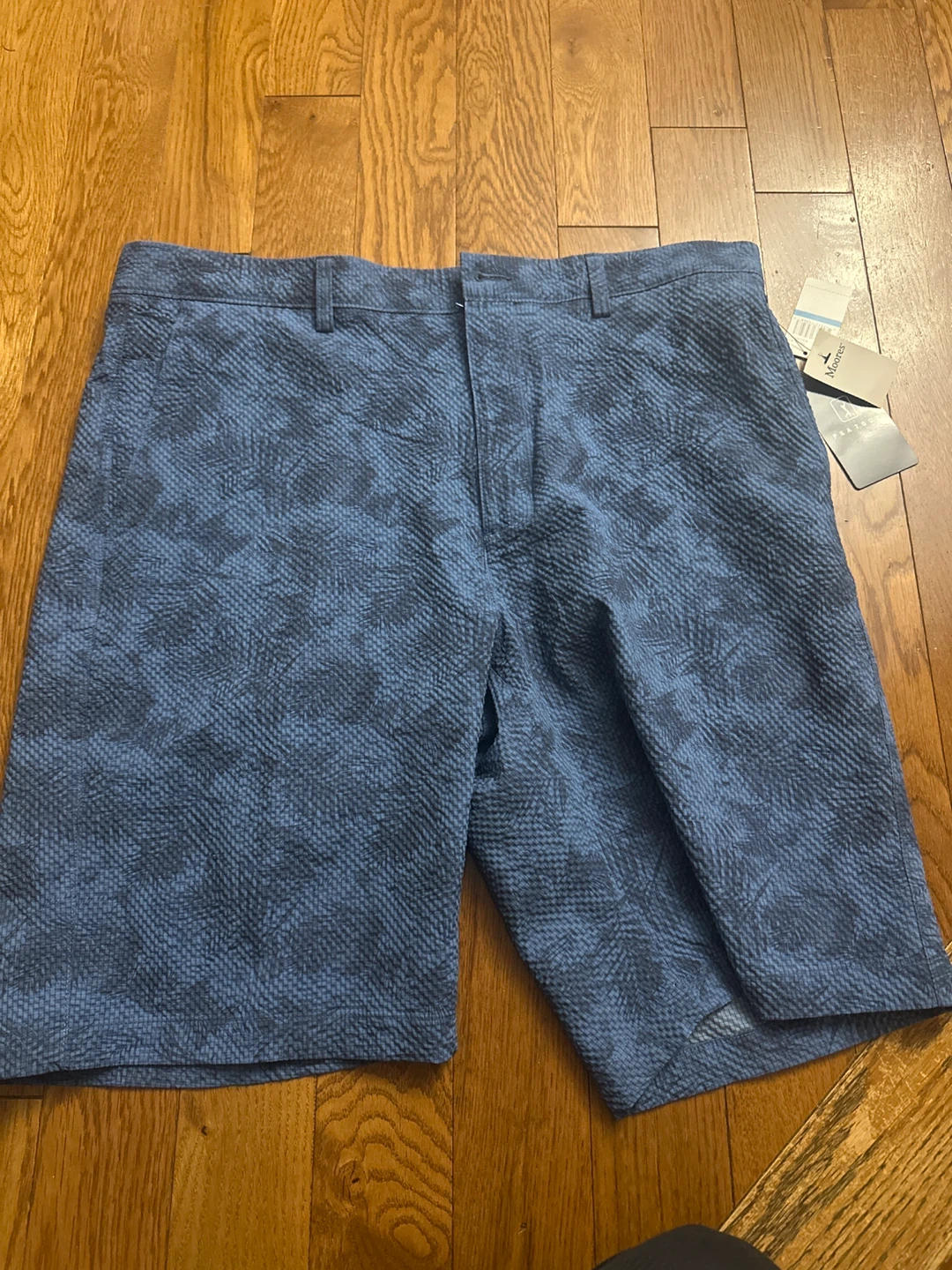 PGA Tour Men's Blue Patterned Golf Shorts Size 36