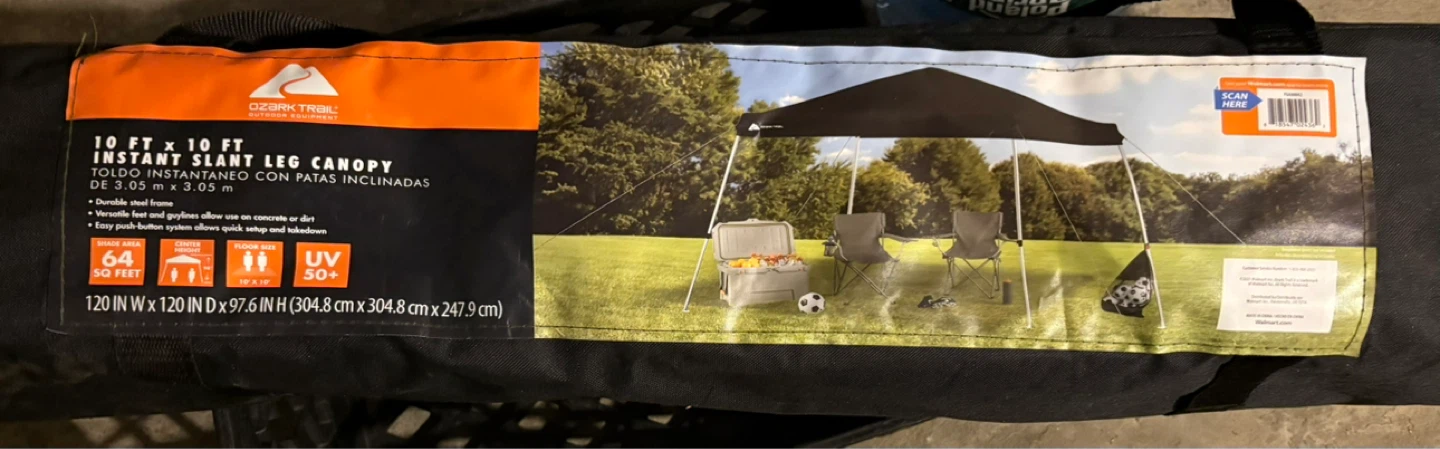 Ozark Trail 10x10 Instant Slant Leg Canopy - photo 3