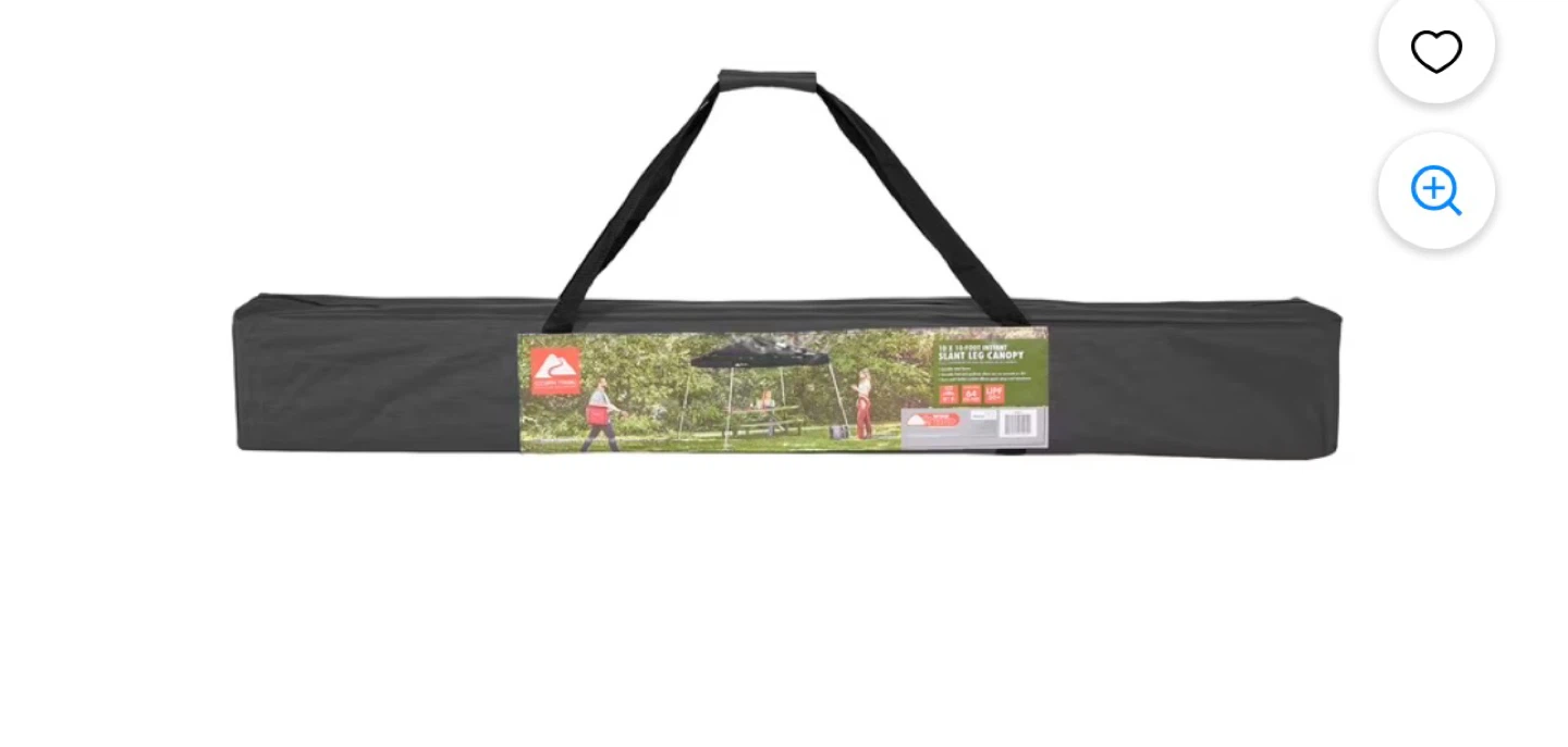 Ozark Trail 10x10 Instant Slant Leg Canopy - photo 5