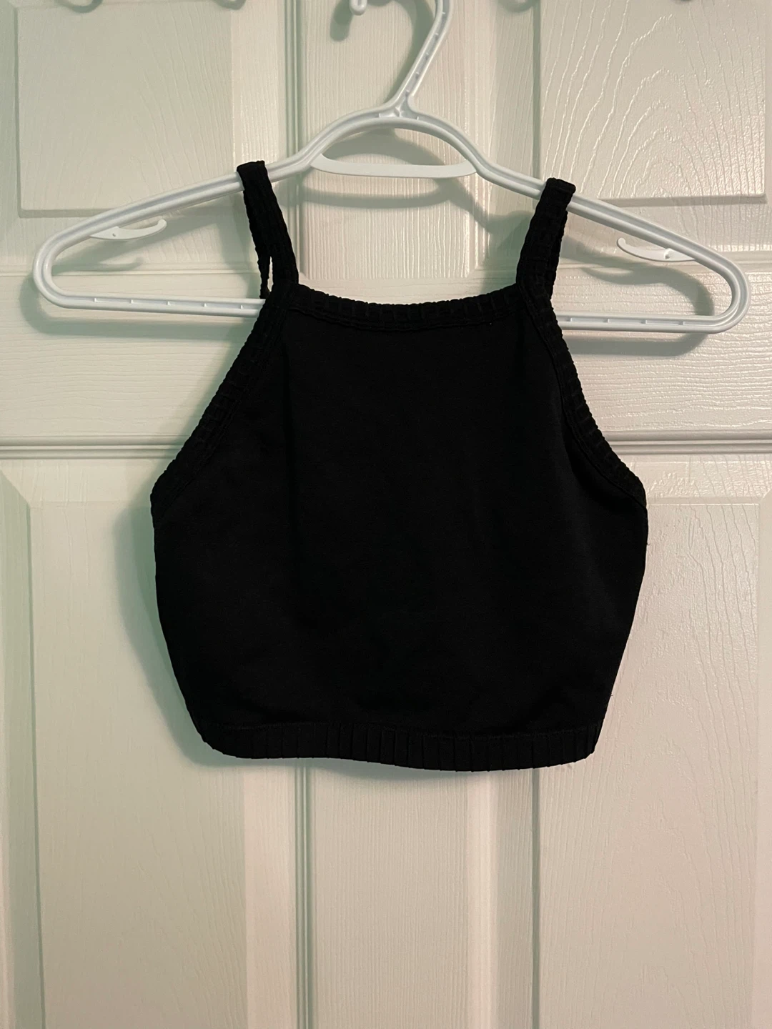 Forever 21 Crop Top (Black/Grey)