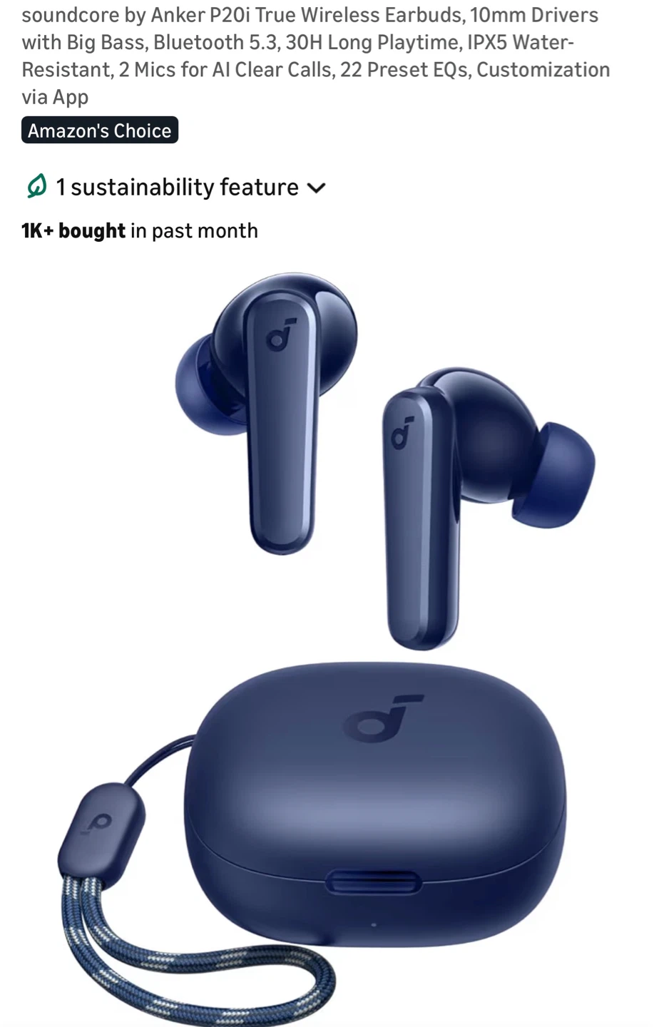 Soundcore P20i True Wireless Earbuds by Anker - photo 2