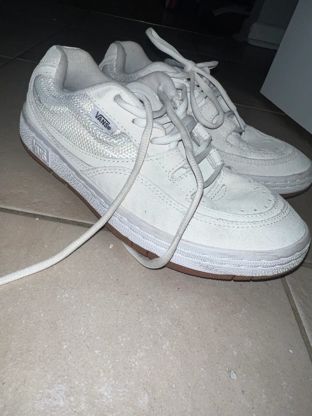 Vans White Skate Shoes