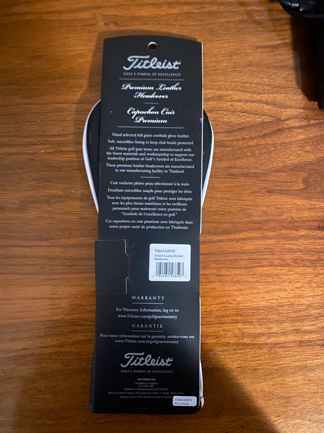 RARE-Titleist Premium Leather Hybrid Headcover BRAND NEW - photo 2