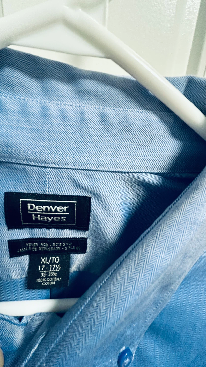 Denver Hayes Men’s Dress Shirt – XL 17-17½ - photo 3