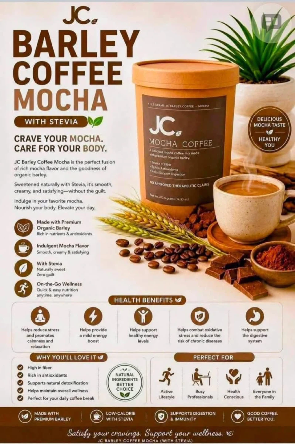JC Barley Coffee Classic, 412.5g - photo 3