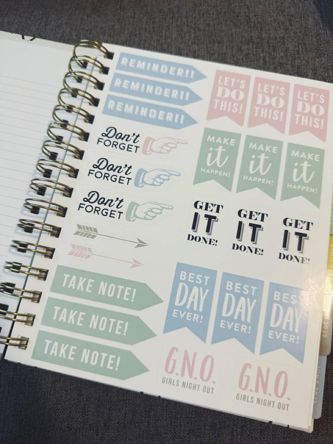 2025 Planner with Stickers – New - photo 3