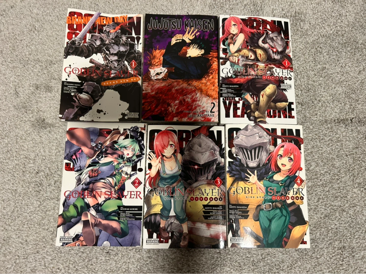 Goblin Slayer & Jujutsu Kaisen Manga Collection