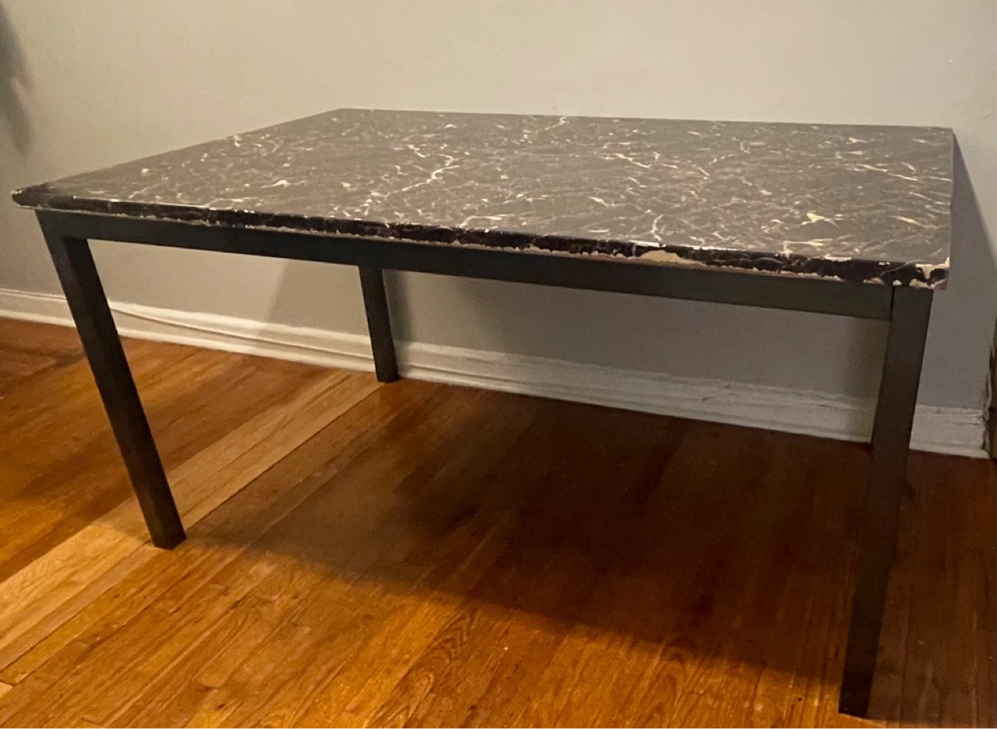 Faux Marble Top Dining Table $50 - photo 2