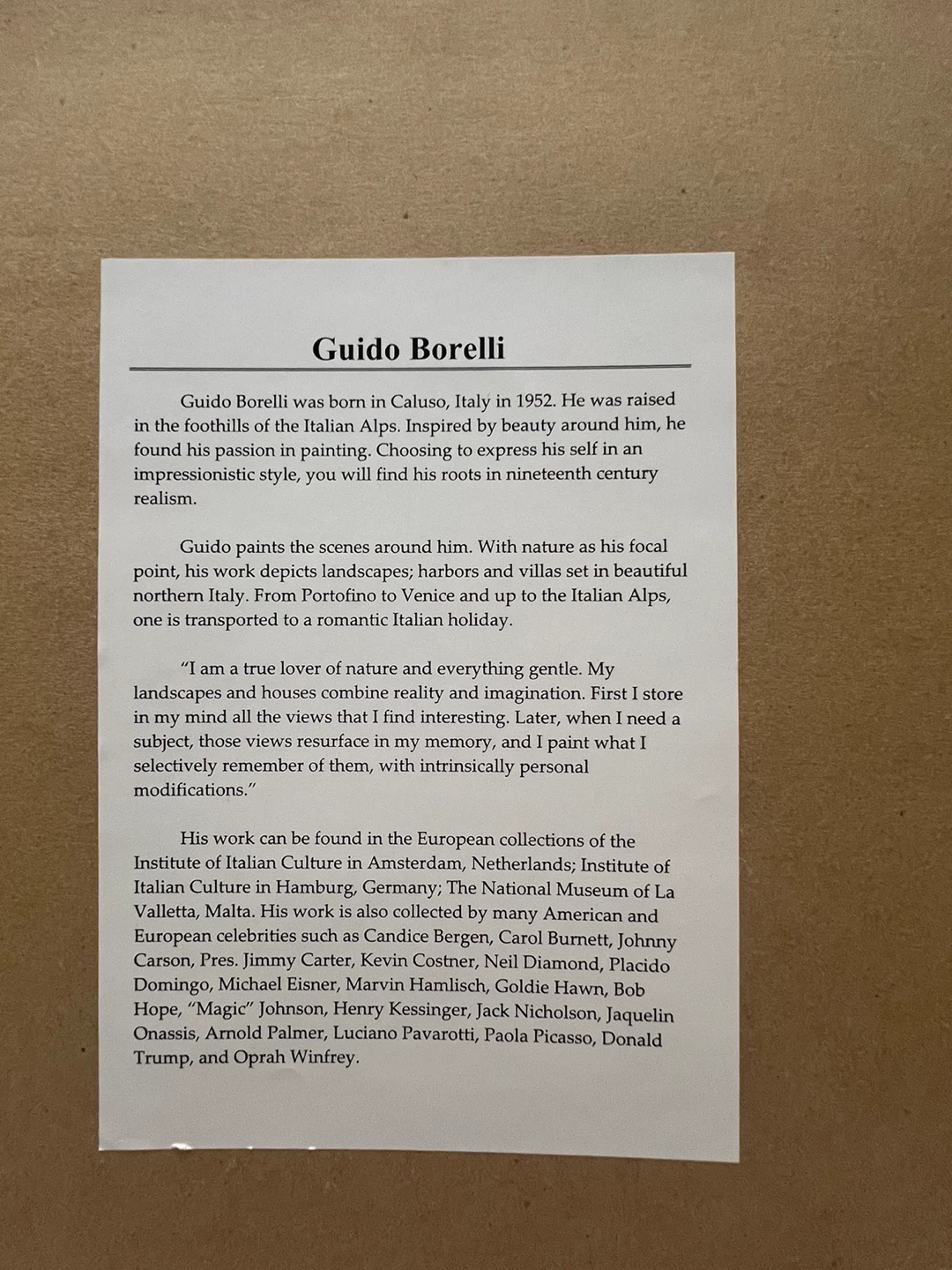 Guido Borelli "Italian Courtyard" Framed Wall Art Print - photo 5