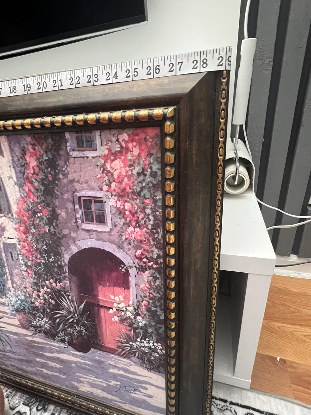 Guido Borelli "Italian Courtyard" Framed Wall Art Print - photo 2