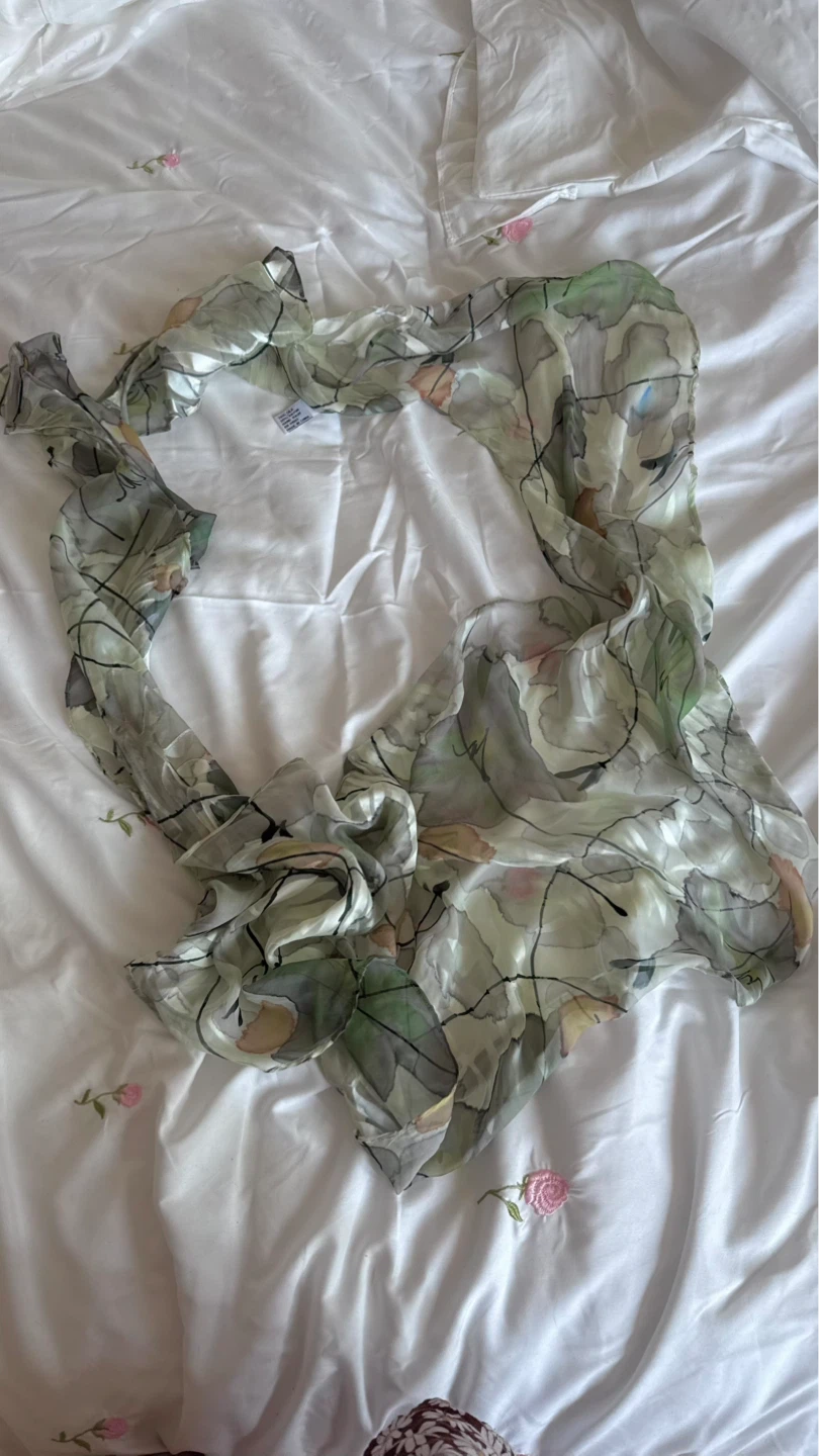 Simply Silk Floral Dress with Scarf - photo 5