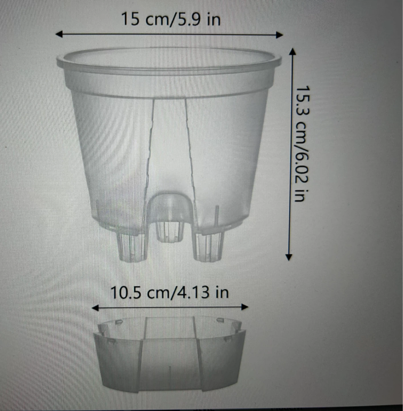 6 pack Self Watering Pots - photo 2