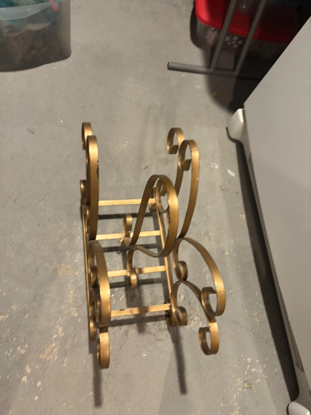Gold Metal Magazine Rack - photo 3