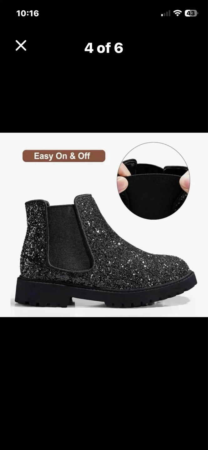 Girls ankle boots.  Big Kids size 3, new - photo 3