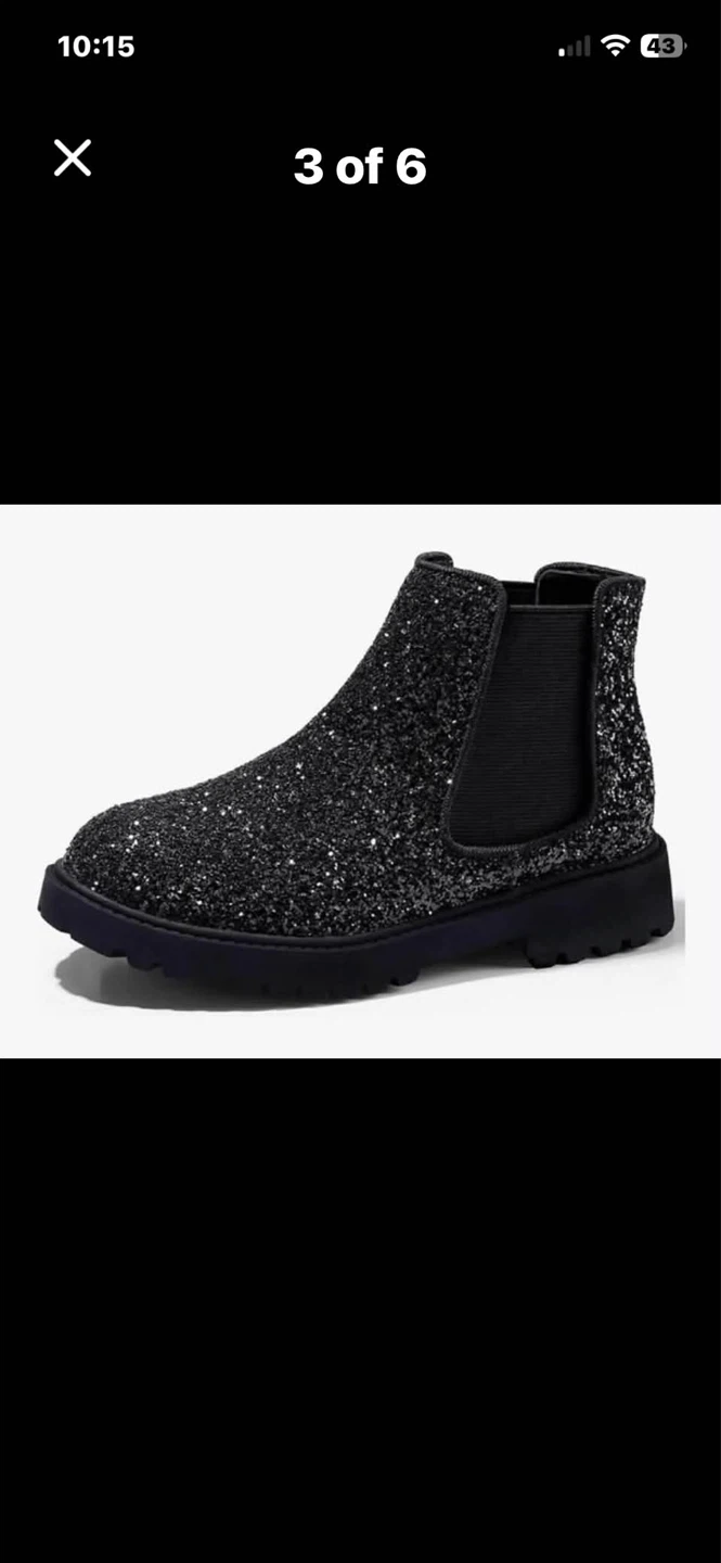 Girls ankle boots.  Big Kids size 3, new