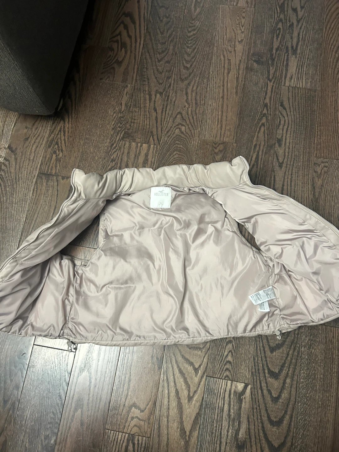 Hollister Puffer Vest - Beige - photo 2
