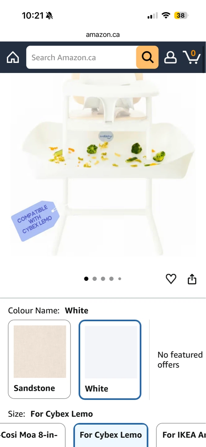 Brand new Catchy High Chair Tray for Cybex Lemo