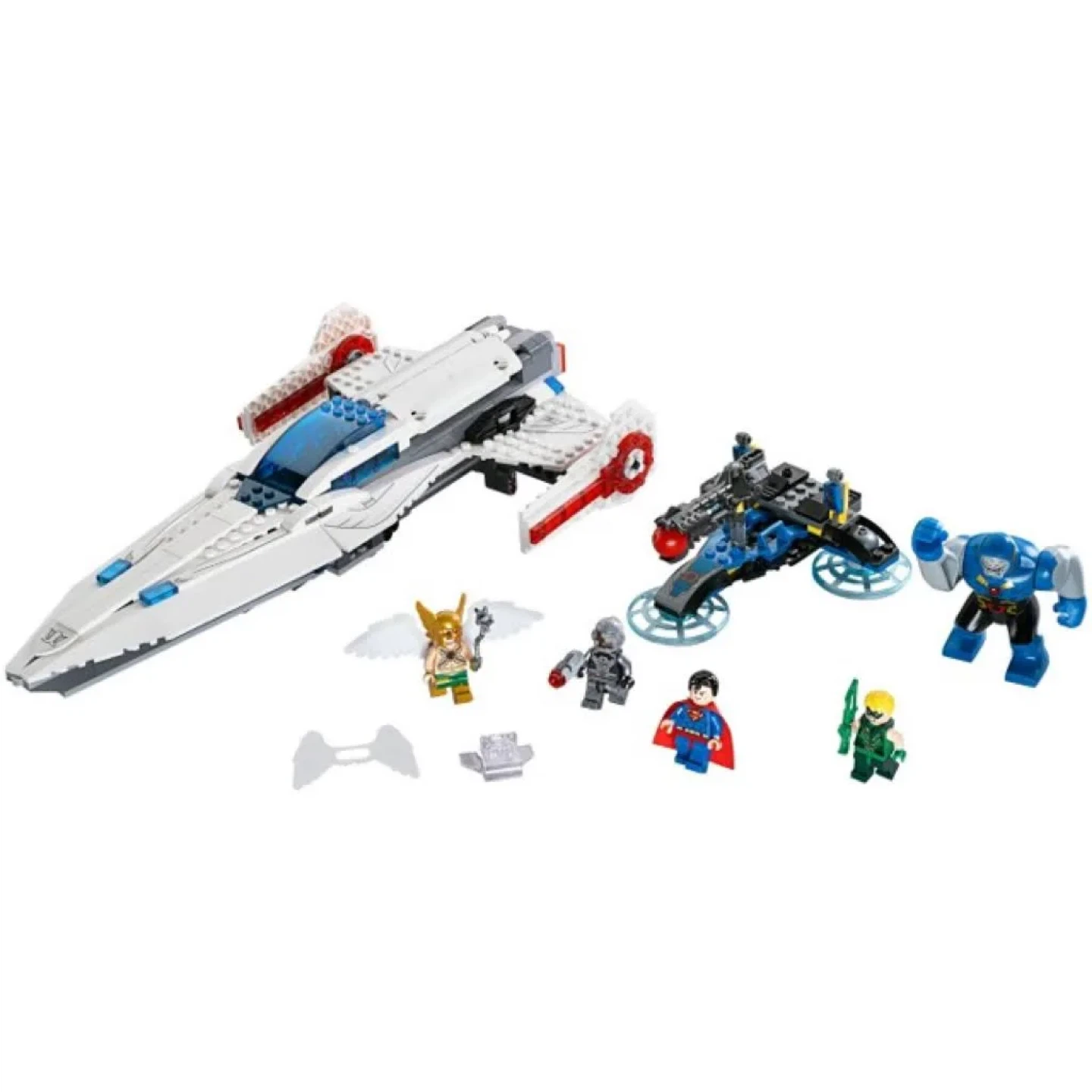 LEGO #76028 - Justice League Darkseid Invasion - INCOMPLETE