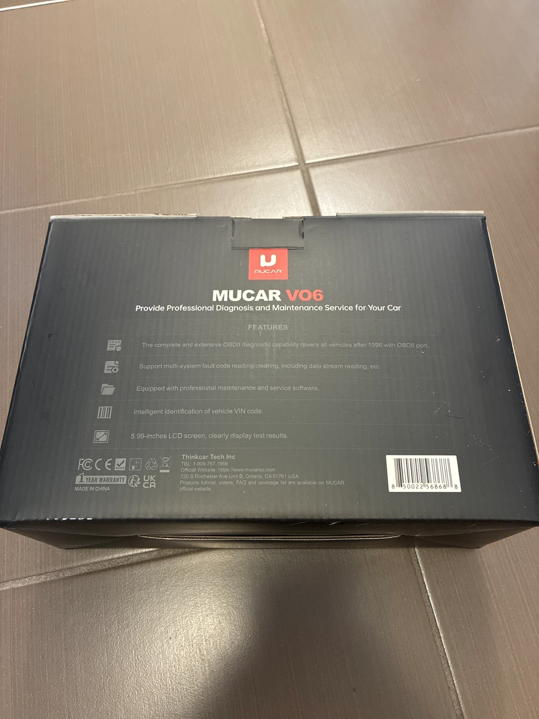 MUcar VO6 Professional OBDII Diagnostic Tool - photo 2