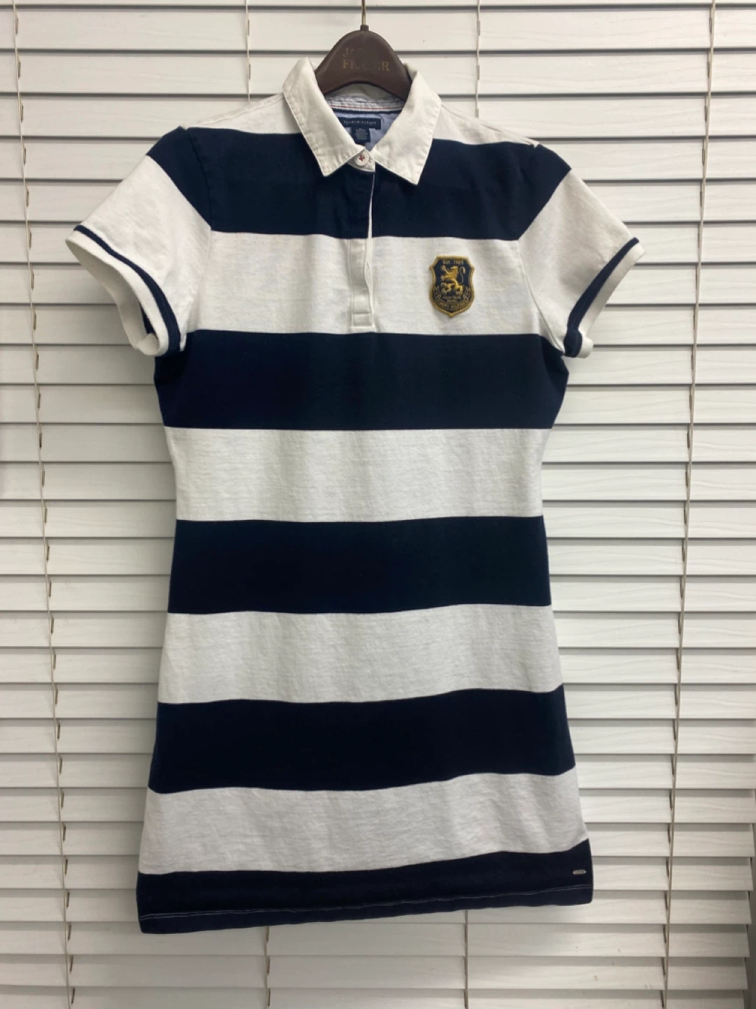 Tommy Hilfiger Women's Striped Polo Shirt Dress XL