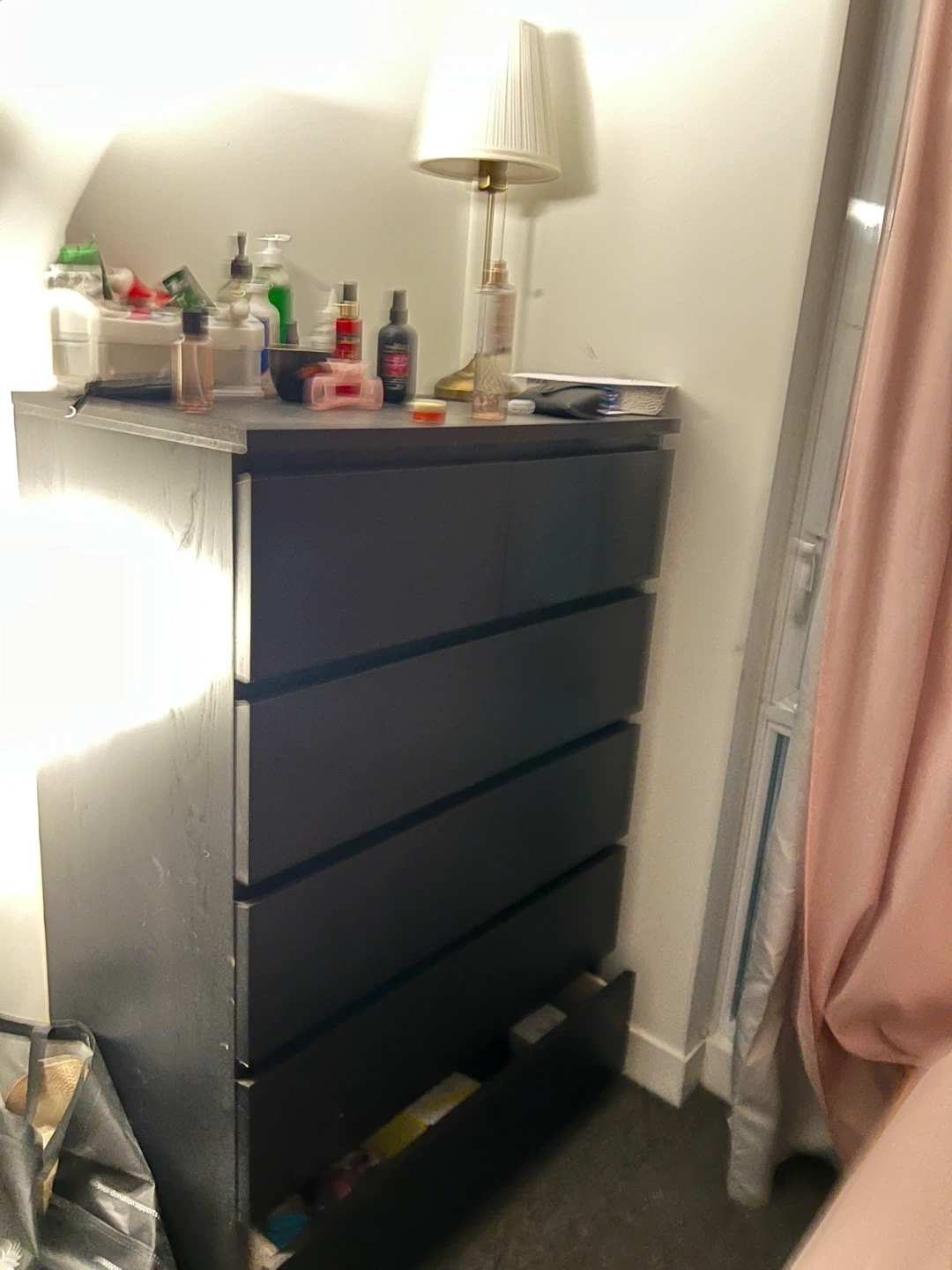 Brown 6 drawer tall dresser - photo 3