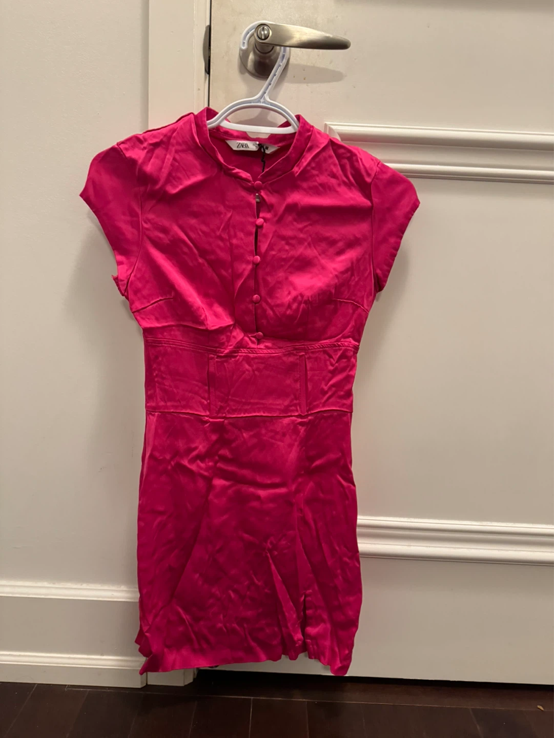 Women's Smocked, Floral Maxi Dress and a hot pink dress - photo 3
